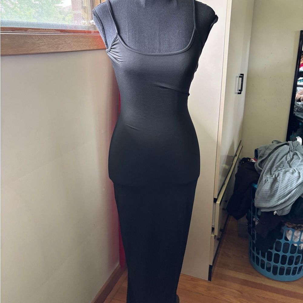 Black Bodycon Maxi Dress